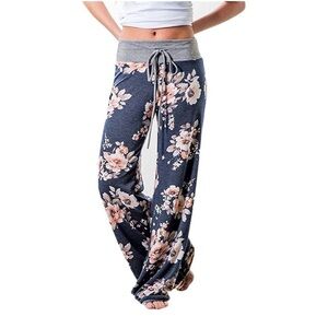 Floral pajama pants
